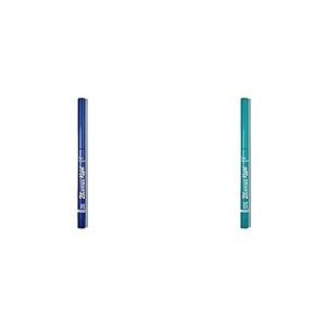 blue heaven soft kajal eyeliner matte blue 031g and soft kajal eyeliner pencil green 031g