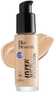 blue heaven hyper matte foundation 30 ml 301 honey foundation
