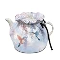 Blue Hummingbird Tea Cozy Teapots Insulated Cover for Home, Dust Proof Cotton Shock Protection Party Decor Souvenir Gifts