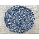 Blue Kyanite Chips – Natural Mini Blue Kyanite Stones, Crushed Undrilled Blue Kyanite, Semi-Tumbled Genuine Blue Kyanite (10 lbs Bulk)