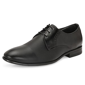 Blue Leather by Centrino Lace-up Mens Formal