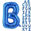Letter Balloons 40 Inch Blue Giant Alphabet Balloons Letter B