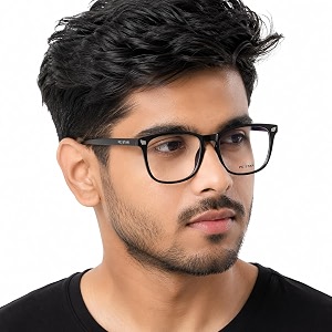 blue light blocking computer glasses for men amp women square tr90 lightweight eyeglasses frame anti eye strain uv protection clear lens for gaming office reading