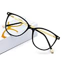 Blue Light Blocking Glasses Women/Men-Computer Gaming Glasses Eye Strain Nerd Reading Gaming Glasses Non Prescription