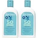 Blue Lizard SENSITIVE Mineral Sunscreen with Zinc Oxide,SPF 50+,Water Resistant,UVA/UVB Protection with Smart Bottle Technology - Fragrance Free,8.75 oz.,(Pack of 2)