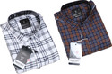 BLUE MARTIN Men Checkered Casual Multicolor Shirt (Pack of 2)