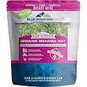 Blue Mountain Hay Organic Meadow Hay for Small Pets, Natural Forage, 40oz