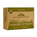 Blue Mountain Hay Organic Garden Straw Mulch for Beds &amp; Garden Cover, 5lb