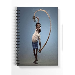 diaries notebook cool funny tea seller 6 x 9 inch multicolour_bnnbm_13