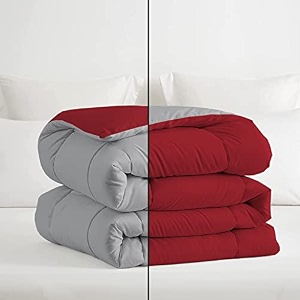 450 gsm microfiber reversible comforter single bed blanketrajaiquiltdohar 6034x 9034 luxury box stitch comforter for single bed silverburgudy color