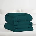 550 GSM Microfiber Comforter Single Bed Blanket/Rajai/Quilt/Dohar (60"x 90") Restful Sleep Box Stitch Comforter for Single Bed Teal Color