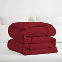 650 GSM Microfiber Comforter Double Bed Blanket/Rajai/Quilt/Dohar (90" x 100") Luxury Box Stitch Comforter for Double Bed Burgundy Color