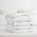 650 GSM Microfiber Comforter Double Bed Blanket/Rajai/Quilt/Dohar (90" x 100") Luxury Box Stitch Comforter for Double Bed White Color