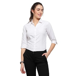 Blue RoninWomen Stylish Western Official Formal Shirts