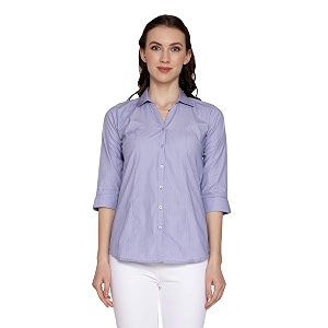 Blue RoninWomen Stylish Western Official Formal Shirts