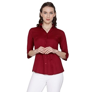 Blue RoninWomen Stylish Western Official Formal Shirts