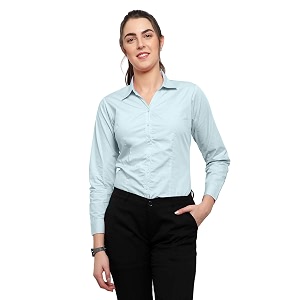 Blue RoninWomen Stylish Western Official Formal Shirts