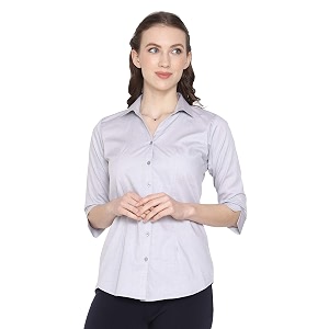 Blue RoninWomen Stylish Western Official Formal Shirts