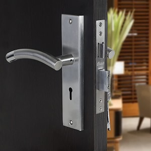 blue space premium heavy duty mortise door lock for bedroom living room main door  3 keys  6 lever double stage lockset for house hotel office mg1101 matt satin