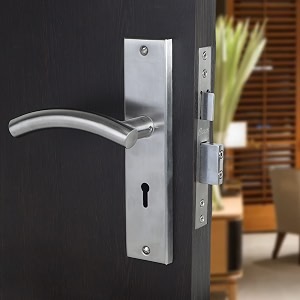 blue space premium heavy duty mortise door lock for bedroom living room main door  3 keys  6 lever double stage lockset for house hotel office mg1102 matt satin