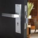 Blue Space Premium Heavy Duty Mortise Door Lock for Bedroom, Living Room, Main Door | 3 Keys | 6 Lever Double Stage Lockset for House Hotel Office (SANA, Matt Satin)