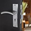 Blue Space Premium Heavy Duty Mortise Door Lock for Bedroom, Living Room, Main Door | 3 Keys | 6 Lever Double Stage Lockset for House Hotel Office (MG1102, Matt Satin)