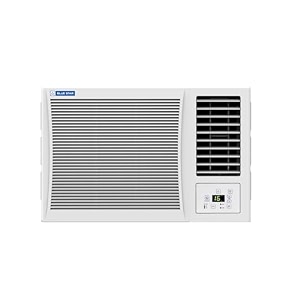 blue star 15 ton 3 star fixed speed window ac copper turbo cool fan modes-autohighmediumlow hydrophilic blue fins dust filters self-diagnosis wfe318p white