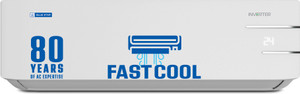 blue star 2023 model 15 ton 4 star split inverter ac id418ynu white