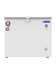 blue star 215 l single door standard deep freezer white cf4-230neqw 4 star