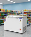 Blue Star 350 L Double Door Standard Deep Freezer (White, CF5-396NEYW, 5 Star)