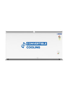 blue star 484 l double door standard deep freezer white cf3-500mew 3 star