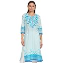 Blue Straight Kurta