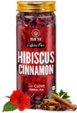 BLUE TEA Hibiscus Cinnamon & Clove Tea - 50g | Supports Heart Health | Caffeine Free Hibiscus, Cinnamon, Cloves Herbal Infusion Tea Plastic Bottle (50 g)