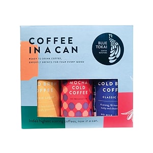blue tokai coffee assorted  mix pack cold brew can 250ml  ready to drink  pack of 6  100 arabica coffee  specialty coffee  250ml x 6