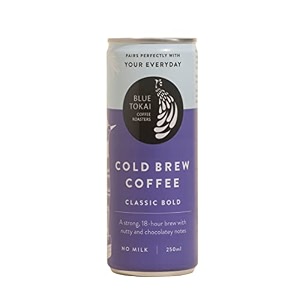 blue tokai coffee roasters classic bold cold brew can 250ml  ready to drink coffee  100 arabica beans  specialty coffee  pack of 1
