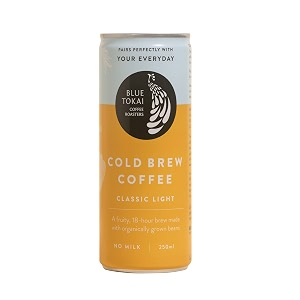 blue tokai coffee roasters classic light cold brew can 250ml  ready to drink coffee  100 arabica beans  specialty coffee  pack of 1 250 ml
