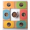 Blue Tokai Coffee Roasters Gift Box Set ( 75G Each|Channi Grind ) Attikan Estate ,Vienna Roast ,Silver Oak Blend,South Indian Filter Blend,French Roast & Baarbara Estate (6 Type Of Coffee)|Paper Pack