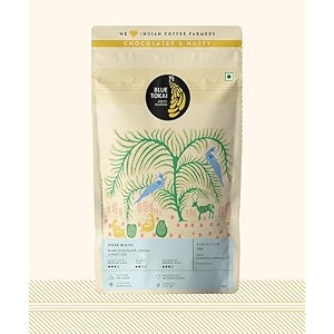 blue tokai coffee roasters dhak blend - dark roast  commercial espresso grind 1kg  premium coffee blend  made with 100 specialty grade arabica freshly roasted ground coffee