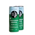 Blue Tokai Coffee Roasters Orange Mint Brew Can 250ml | Ready to Drink Coffee | Fruity and Punchy Coffee | 100% Arabica Beans | Specialty Coffee | Pack of 2 (250ml x 2)