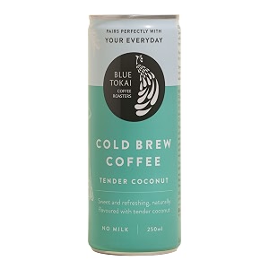 blue tokai coffee roasters tender coconut cold brew can 250ml  ready to drink coffee  pack of 1  100 arabica coffee  specialty coffee
