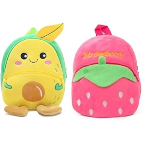 blue tree cute boy39s and girl39s plush bag medium quality full embroidery designs mini travel backpack mango mango-pink stawberry