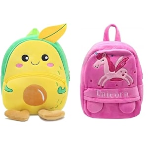 blue tree cute boy39s and girl39s plush bag medium quality full embroidery designs mini travel backpack mango mango-fb unicorn