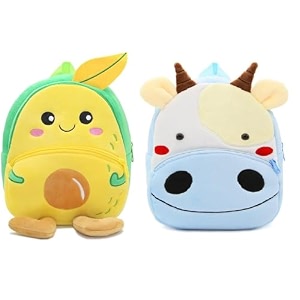 blue tree cute boy39s and girl39s plush bag medium quality full embroidery designs mini travel backpack mango mango-cow