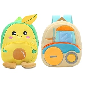 blue tree cute boy39s and girl39s plush bag medium quality full embroidery designs mini travel backpack mango mango-forklift truck