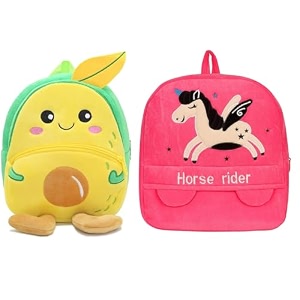 blue tree cute boy39s and girl39s plush bag medium quality full embroidery designs mini travel backpack mango mango-horse rider