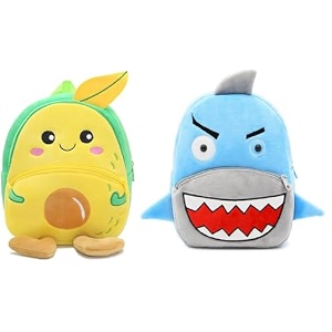 blue tree cute boy39s and girl39s plush bag medium quality full embroidery designs mini travel backpack mango mango-shark
