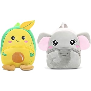 blue tree cute boy39s and girl39s plush bag medium quality full embroidery designs mini travel backpack mango mango-baby elephant