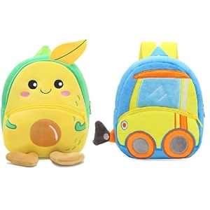 blue tree cute boy39s and girl39s plush bag medium quality full embroidery designs mini travel backpack mango mango-bulldozer