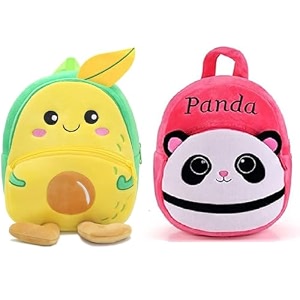 blue tree cute boy39s and girl39s plush bag medium quality full embroidery designs mini travel backpack mango mango-nw pink panda