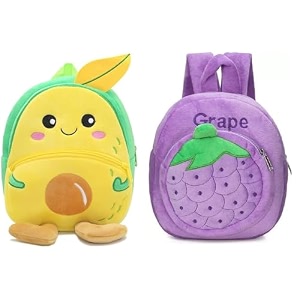 blue tree cute boy39s and girl39s plush bag medium quality full embroidery designs mini travel backpack mango mango-grape